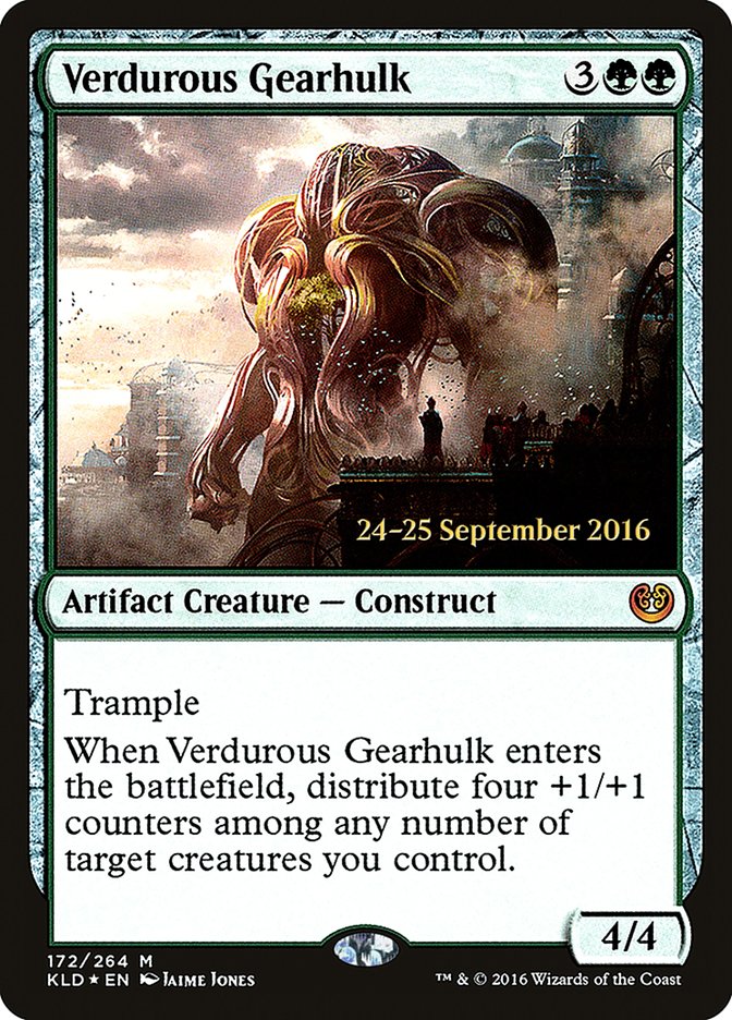 Verdurous Gearhulk [Kaladesh Prerelease Promos] - Magic: The Gathering - Card Brawlers | Quebec | Canada |