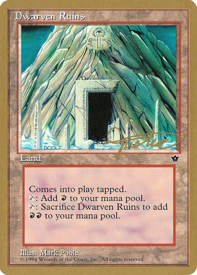 Dwarven Ruins (Mark Justice) [Pro Tour Collector Set] - Magic: The Gathering - Card Brawlers | Quebec | Canada |