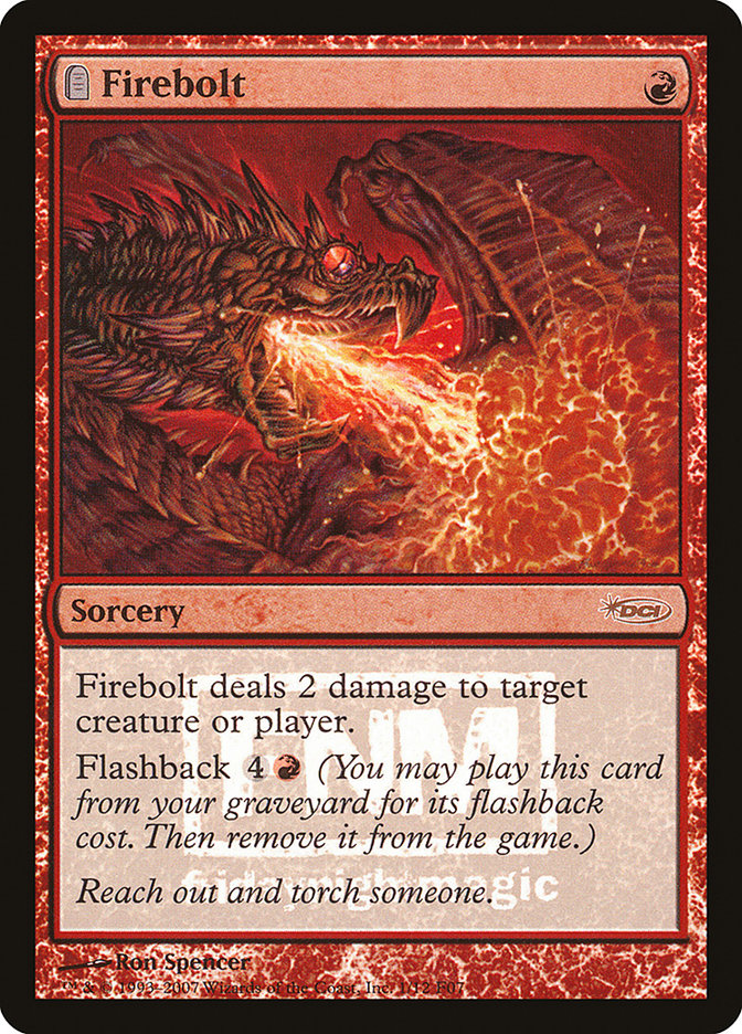 Firebolt [Friday Night Magic 2007] - Magic: The Gathering - Card Brawlers | Quebec | Canada |