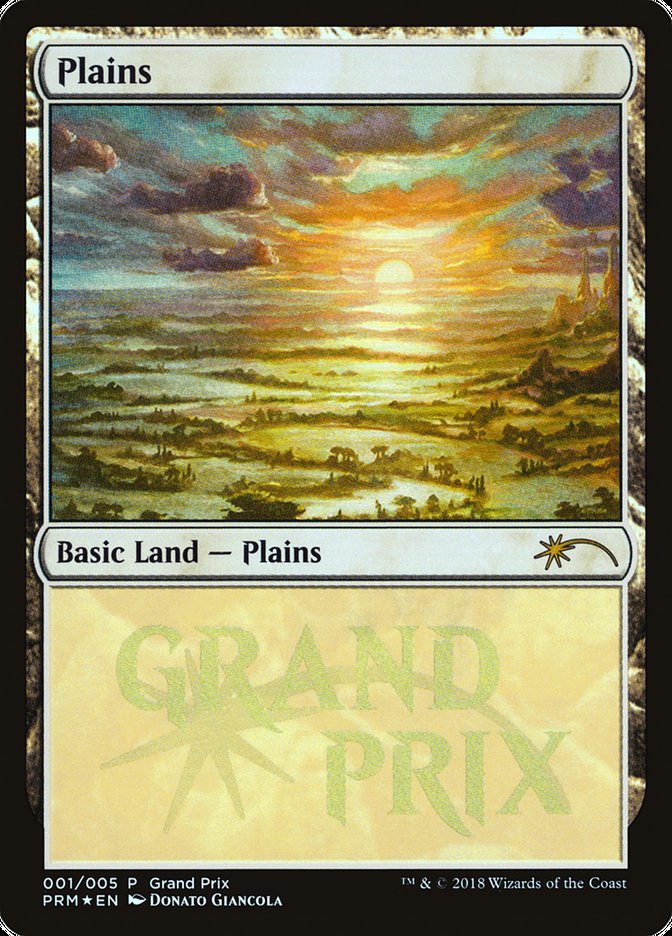 Plains (2018) [Grand Prix Promos] - Magic: The Gathering - Card Brawlers | Quebec | Canada |