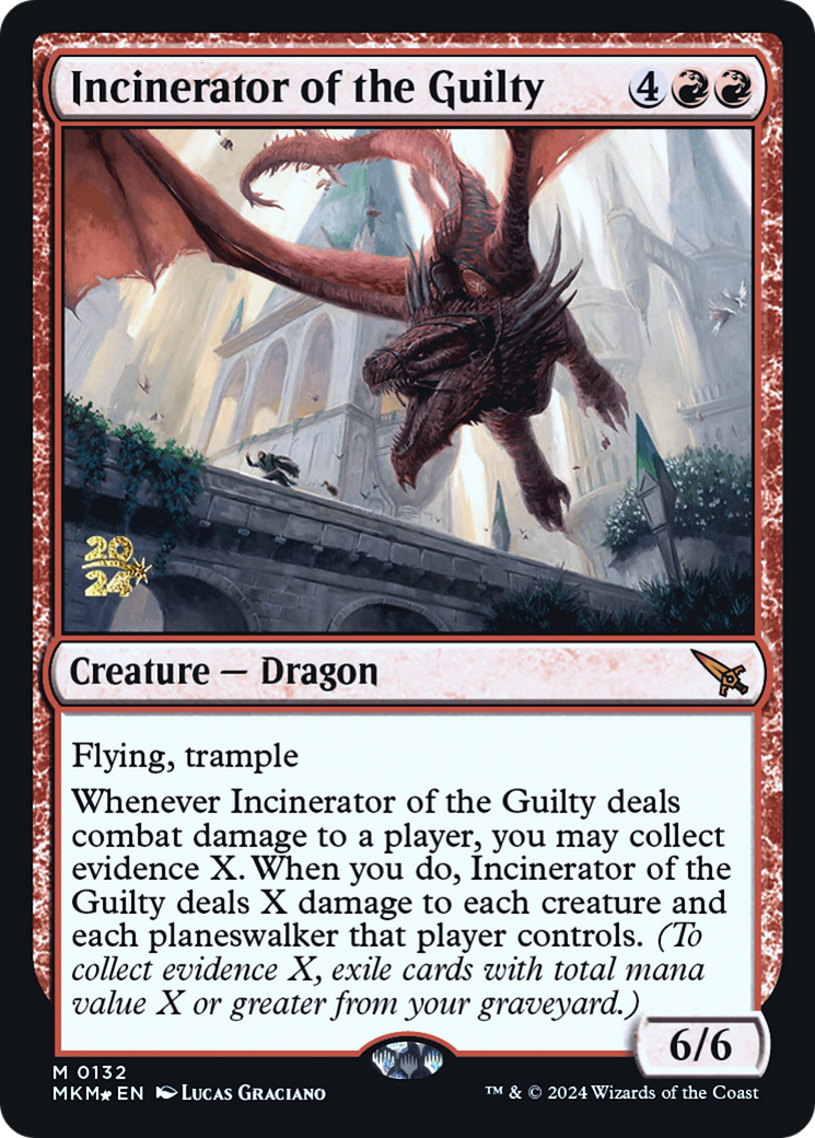 Incinerator of the Guilty [Murders at Karlov Manor Prerelease Promos] - Magic: The Gathering - Card Brawlers | Quebec | Canada |
