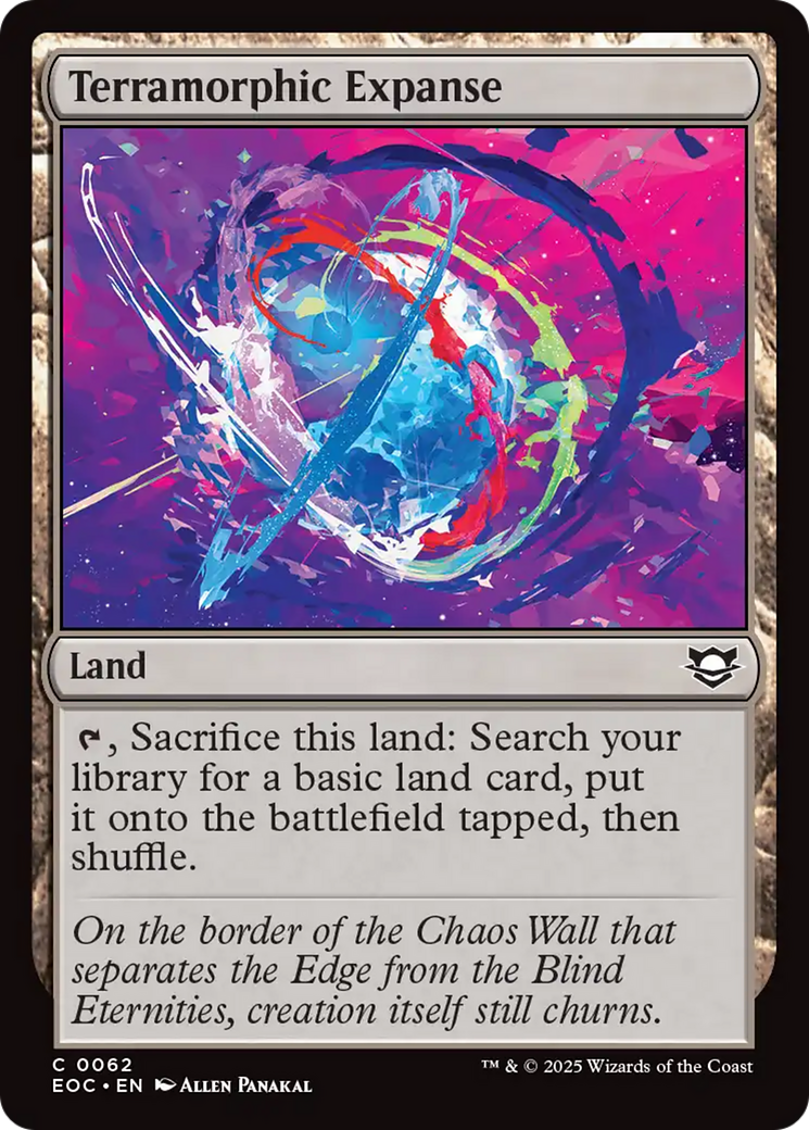 Terramorphic Expanse [Edge of Eternities Commander] - Magic: The Gathering - Card Brawlers | Quebec | Canada |