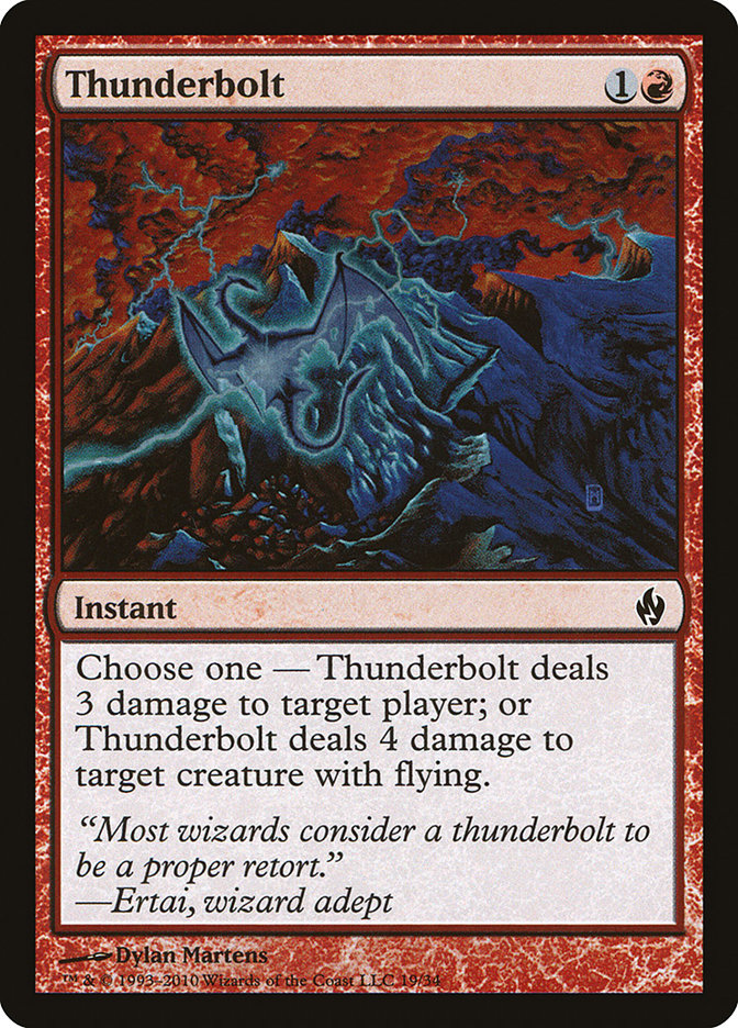 Thunderbolt [Premium Deck Series: Fire and Lightning] - Magic: The Gathering - Card Brawlers | Quebec | Canada |