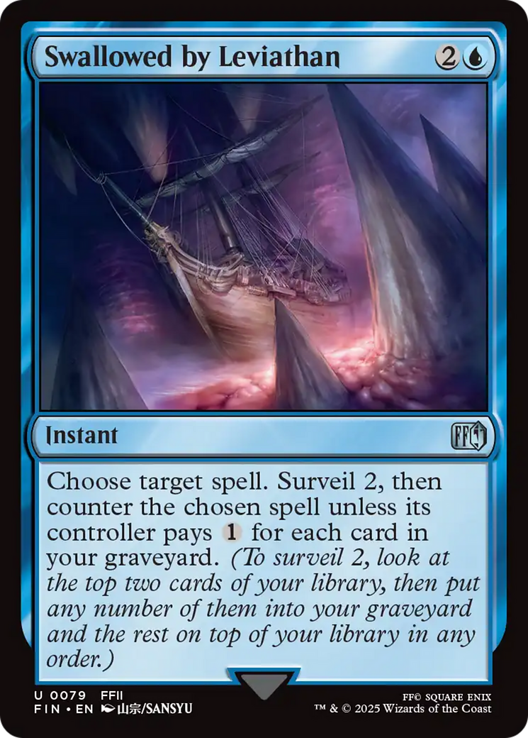 Swallowed by Leviathan [FINAL FANTASY] - Magic: The Gathering - Card Brawlers | Quebec | Canada |