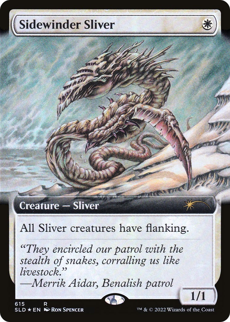Sidewinder Sliver (Extended Art) [Secret Lair Drop Promos] - Magic: The Gathering - Card Brawlers | Quebec | Canada |