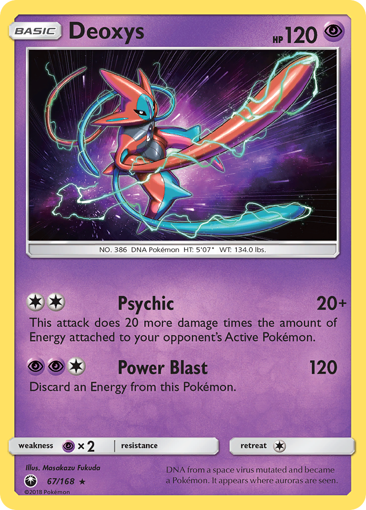 Deoxys (67/168) [Sun & Moon: Celestial Storm] - Pokémon - Card Brawlers | Quebec | Canada |