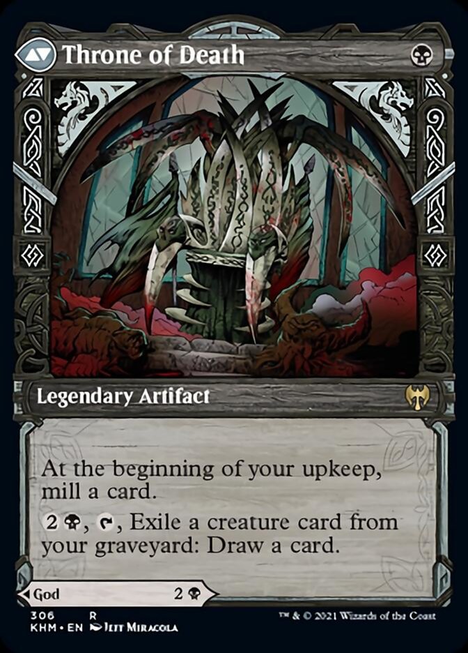 Egon, God of Death // Throne of Death (Showcase) [Kaldheim] - Magic: The Gathering - Card Brawlers | Quebec | Canada |
