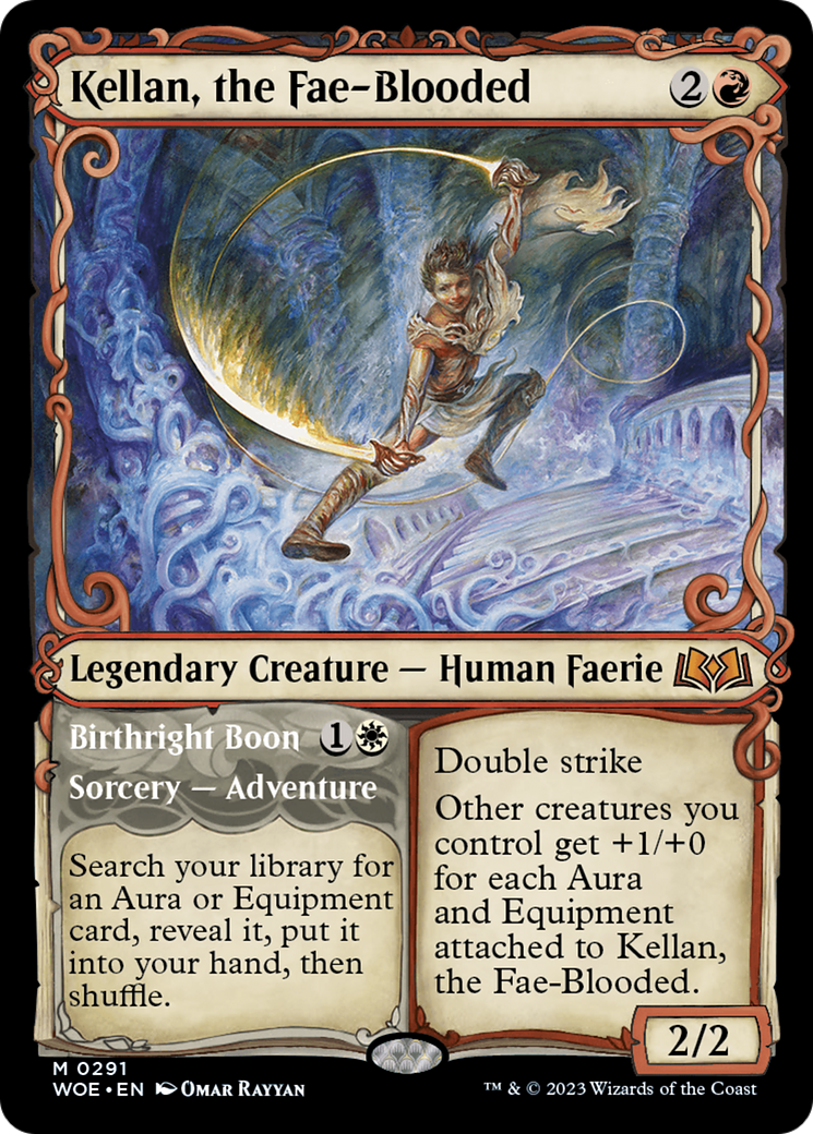 Kellan, the Fae-Blooded // Birthright Boon (Showcase) [Wilds of Eldraine] - Magic: The Gathering - Card Brawlers | Quebec | Canada |