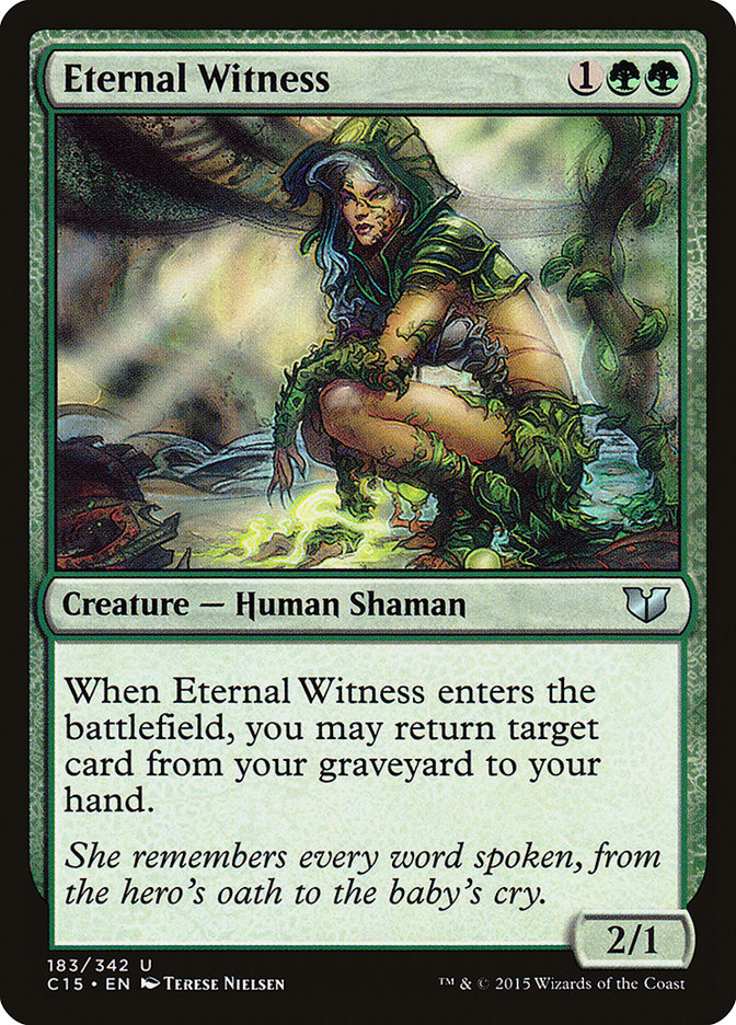 Eternal Witness [Commander 2015] - Magic: The Gathering - Card Brawlers | Quebec | Canada |