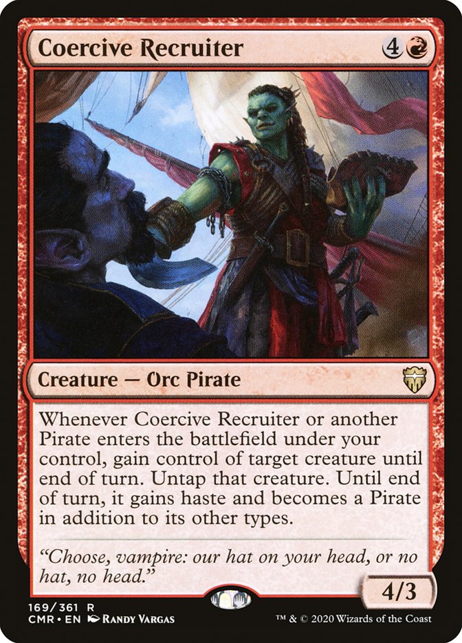 Coercive Recruiter [Commander Legends] - Magic: The Gathering - Card Brawlers | Quebec | Canada |