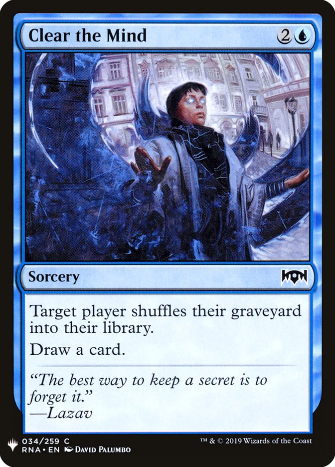 Clear the Mind [Mystery Booster] - Magic: The Gathering - Card Brawlers | Quebec | Canada |