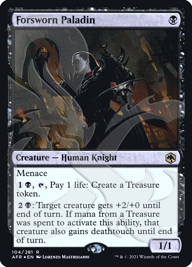 Forsworn Paladin (Ampersand Promo) [Dungeons & Dragons: Adventures in the Forgotten Realms Promos] - Magic: The Gathering - Card Brawlers | Quebec | Canada |