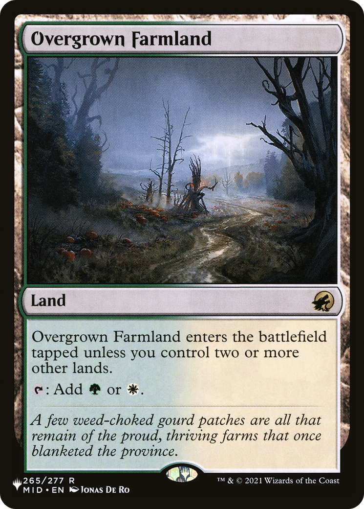 Overgrown Farmland [The List] - Magic: The Gathering - Card Brawlers | Quebec | Canada |