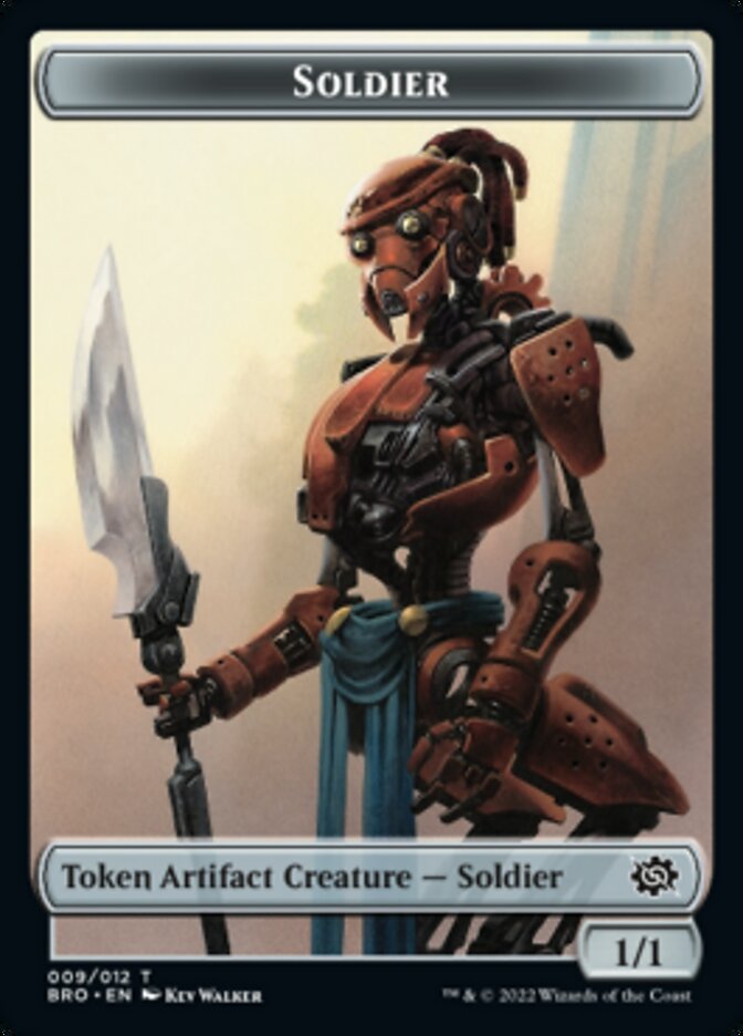 Soldier Token (009) [The Brothers' War Tokens] - Magic: The Gathering - Card Brawlers | Quebec | Canada |