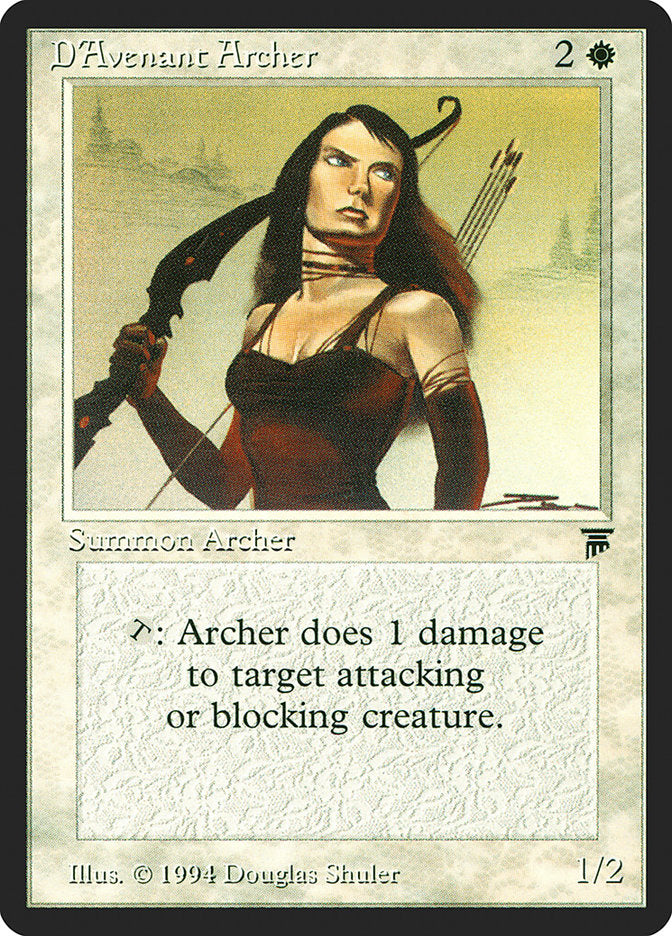 D'Avenant Archer [Legends] - Magic: The Gathering - Card Brawlers | Quebec | Canada |