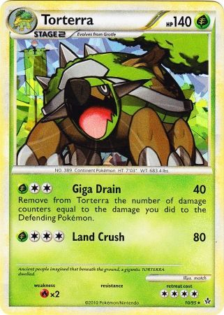 Torterra (10/95) (Cracked Ice Holo) [HeartGold & SoulSilver: Unleashed] - Pokémon - Card Brawlers | Quebec | Canada |