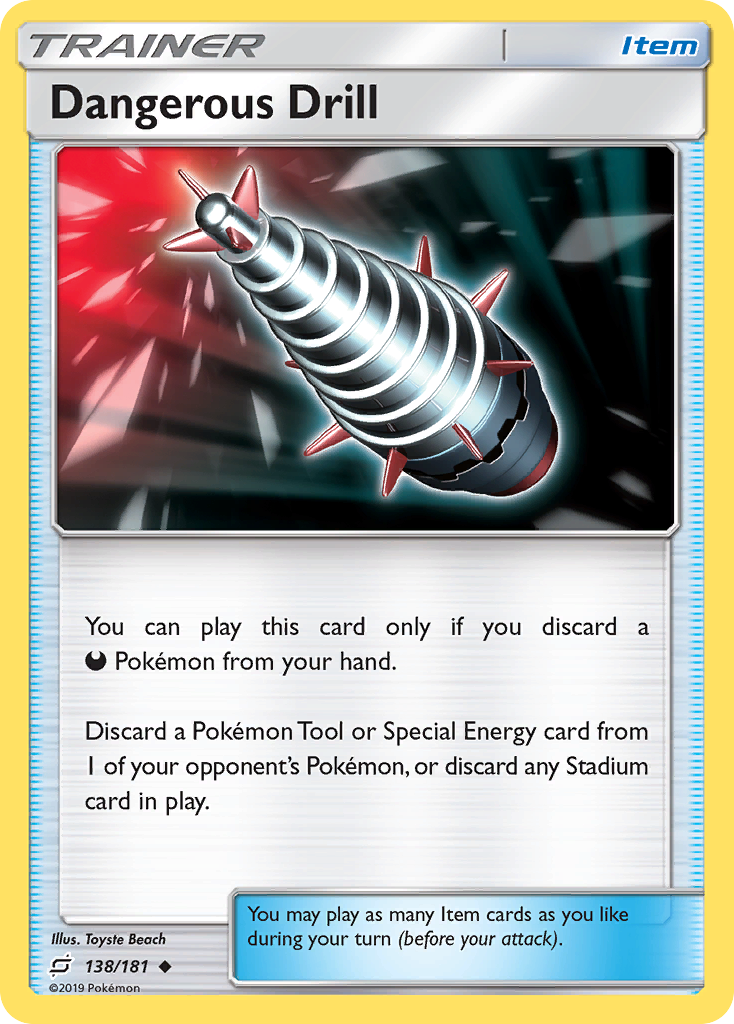 Dangerous Drill (138/181) [Sun & Moon: Team Up] - Pokémon - Card Brawlers | Quebec | Canada |