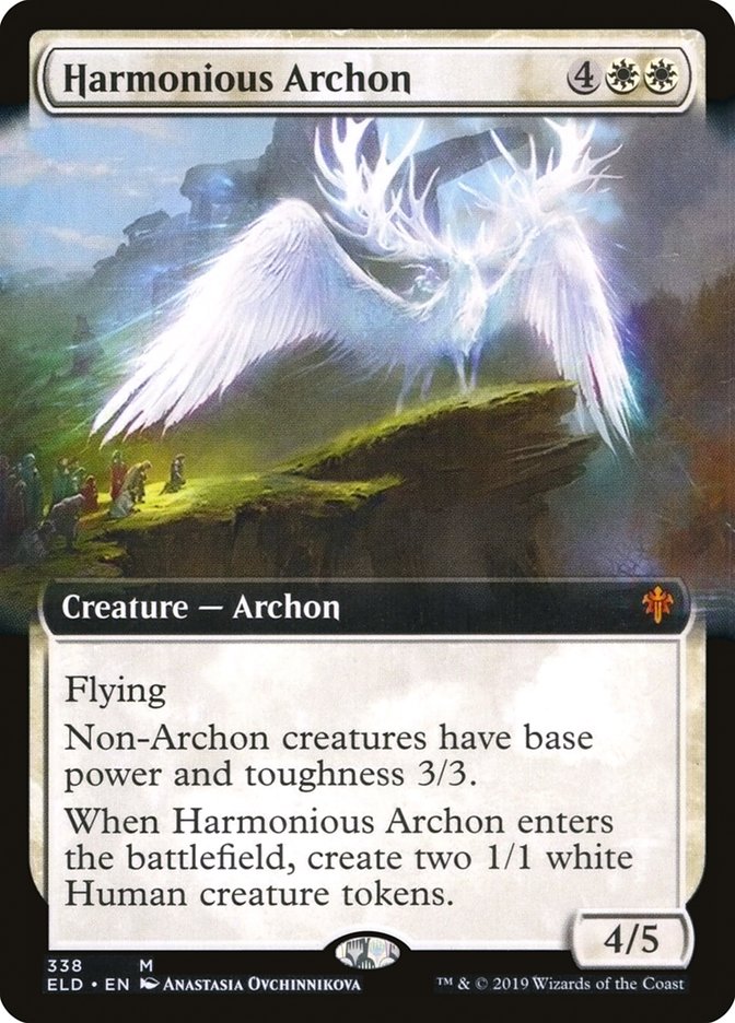 Harmonious Archon (Extended Art) [Throne of Eldraine] - Magic: The Gathering - Card Brawlers | Quebec | Canada |