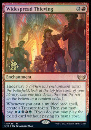 Widespread Thieving [Streets of New Capenna Prerelease Promos] - Magic: The Gathering - Card Brawlers | Quebec | Canada |