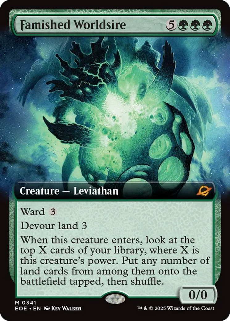 Famished Worldsire (Extended Art) [Edge of Eternities] - Magic: The Gathering - Card Brawlers | Quebec | Canada |