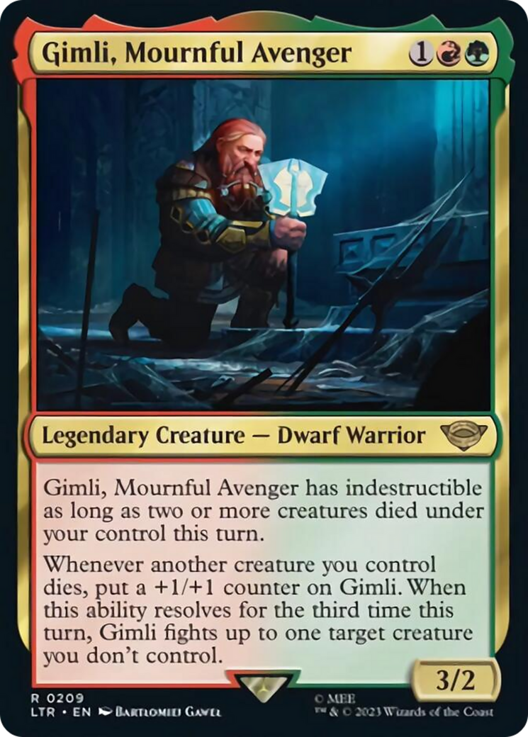 Gimli, Mournful Avenger [The Lord of the Rings: Tales of Middle-Earth] - Magic: The Gathering - Card Brawlers | Quebec | Canada |