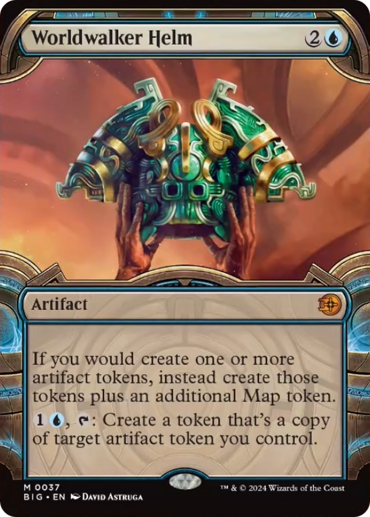 Worldwalker Helm (Showcase) [Outlaws of Thunder Junction: The Big Score] - Magic: The Gathering - Card Brawlers | Quebec | Canada |