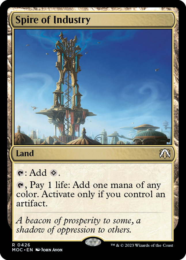 Spire of Industry [March of the Machine Commander] - Magic: The Gathering - Card Brawlers | Quebec | Canada |