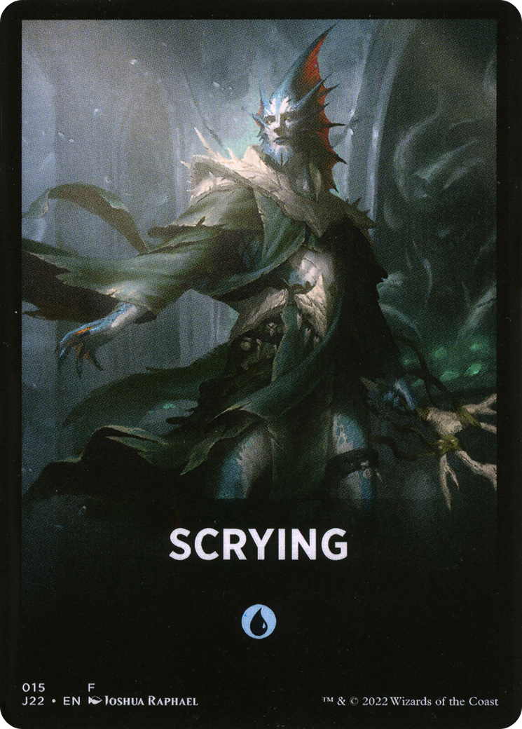 Scrying Theme Card [Jumpstart 2022 Front Cards] - Magic: The Gathering - Card Brawlers | Quebec | Canada |