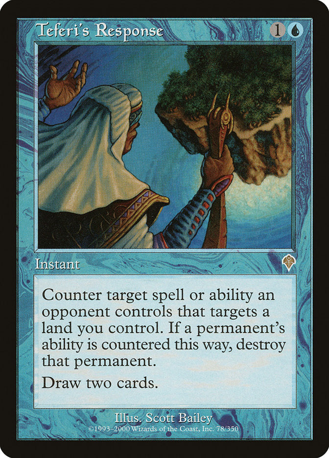 Teferi's Response [Invasion] - Magic: The Gathering - Card Brawlers | Quebec | Canada |