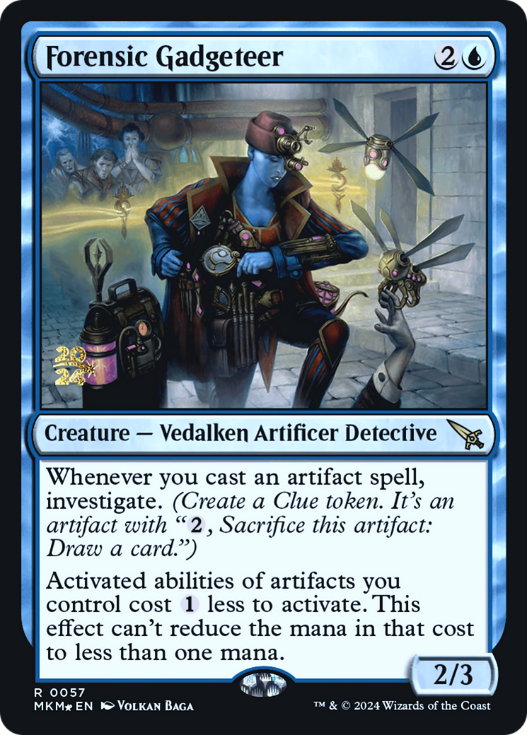 Forensic Gadgeteer [Murders at Karlov Manor Prerelease Promos] - Magic: The Gathering - Card Brawlers | Quebec | Canada |