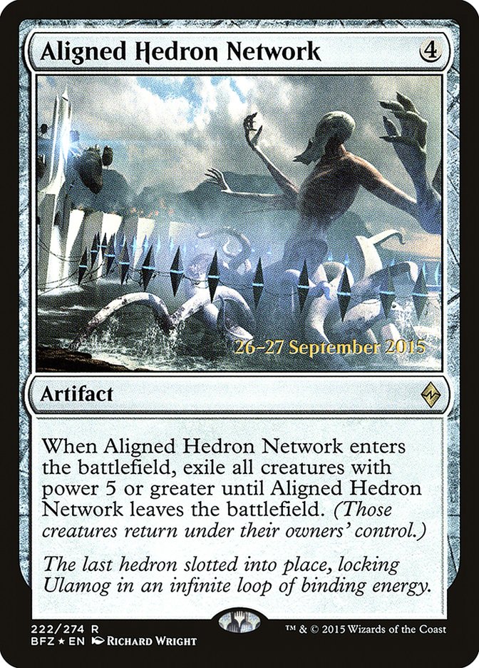 Aligned Hedron Network [Battle for Zendikar Prerelease Promos] - Magic: The Gathering - Card Brawlers | Quebec | Canada |