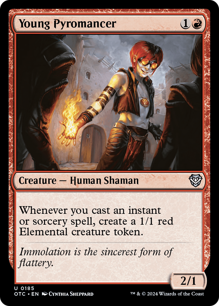 Young Pyromancer [Outlaws of Thunder Junction Commander] - Magic: The Gathering - Card Brawlers | Quebec | Canada |