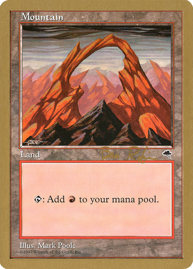 Mountain (br345) (Ben Rubin) [World Championship Decks 1998] - Magic: The Gathering - Card Brawlers | Quebec | Canada |