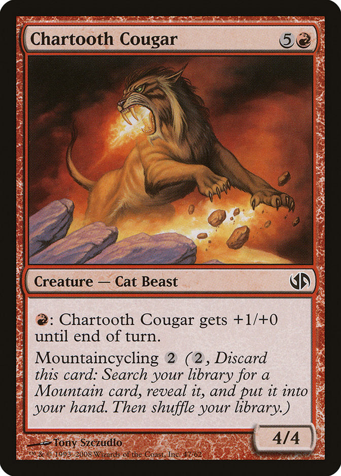 Chartooth Cougar [Duel Decks: Jace vs. Chandra] - Magic: The Gathering - Card Brawlers | Quebec | Canada |