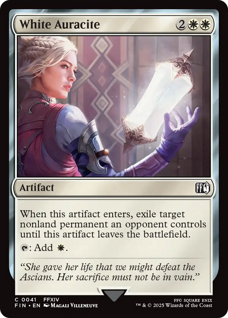 White Auracite [FINAL FANTASY] - Magic: The Gathering - Card Brawlers | Quebec | Canada |