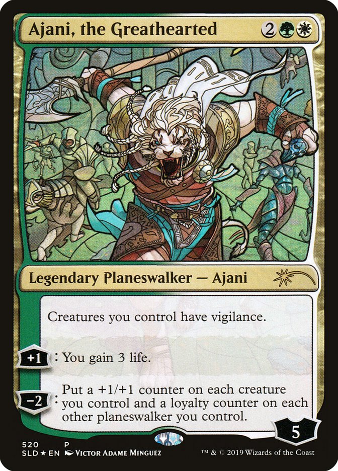 Ajani, the Greathearted (Stained Glass) [Secret Lair Drop Promos] - Magic: The Gathering - Card Brawlers | Quebec | Canada |