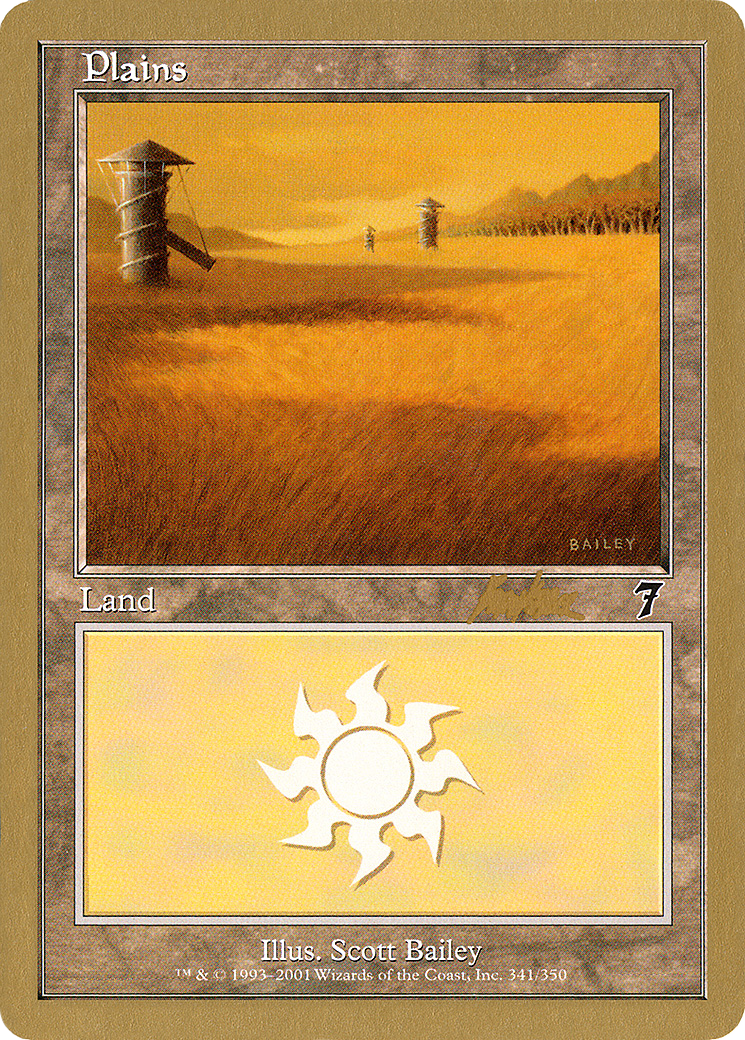 Plains (bk341) (Brian Kibler) [World Championship Decks 2002] - Magic: The Gathering - Card Brawlers | Quebec | Canada |