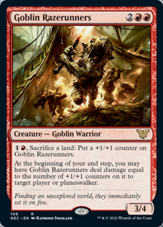 Goblin Razerunners [Kamigawa: Neon Dynasty Commander] - Magic: The Gathering - Card Brawlers | Quebec | Canada |