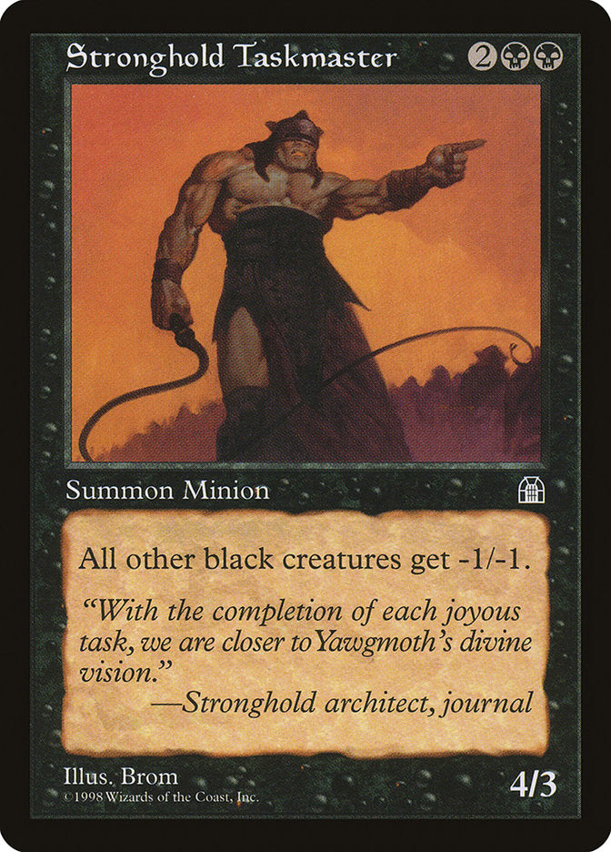 Stronghold Taskmaster [Stronghold] - Magic: The Gathering - Card Brawlers | Quebec | Canada |