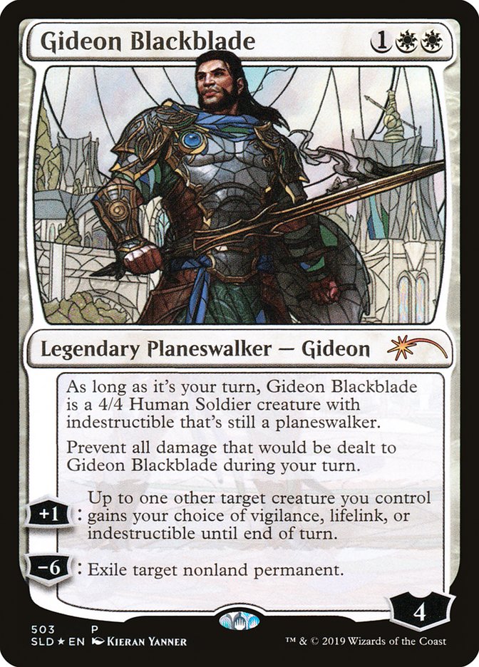 Gideon Blackblade (Stained Glass) [Secret Lair Drop Promos] - Magic: The Gathering - Card Brawlers | Quebec | Canada |
