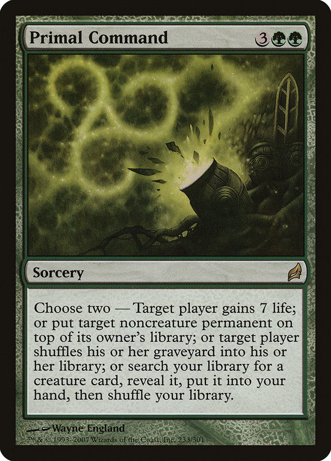 Primal Command [Lorwyn] - Magic: The Gathering - Card Brawlers | Quebec | Canada |