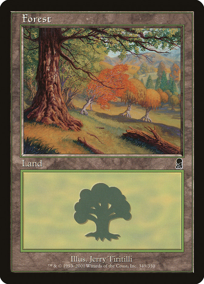 Forest (349) [Odyssey] - Magic: The Gathering - Card Brawlers | Quebec | Canada |