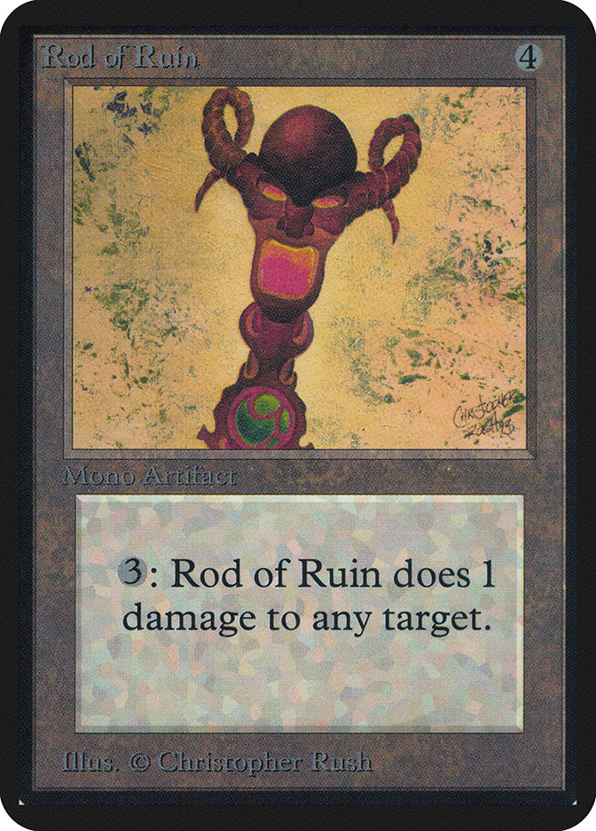 Rod of Ruin [Alpha Edition] - Magic: The Gathering - Card Brawlers | Quebec | Canada |