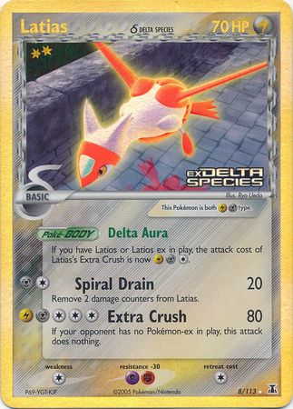 Latias (8/113) (Delta Species) (Stamped) [EX: Delta Species] - Pokémon - Card Brawlers | Quebec | Canada |