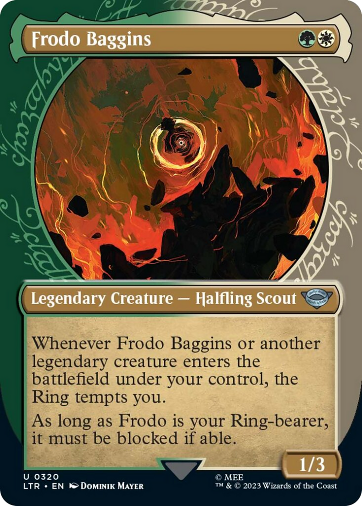 Frodo Baggins (Showcase Ring Frame) [The Lord of the Rings: Tales of Middle-Earth] - Magic: The Gathering - Card Brawlers | Quebec | Canada |