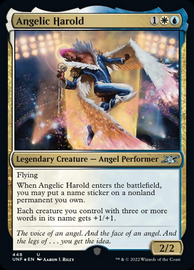 Angelic Harold (Galaxy Foil) [Unfinity] - Magic: The Gathering - Card Brawlers | Quebec | Canada |