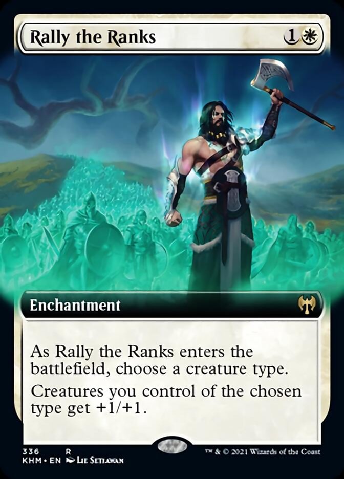 Rally the Ranks (Extended Art) [Kaldheim] - Magic: The Gathering - Card Brawlers | Quebec | Canada |