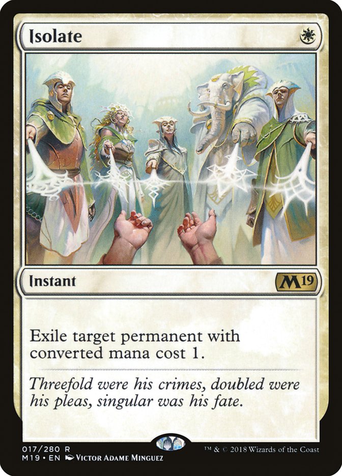 Isolate [Core Set 2019] - Magic: The Gathering - Card Brawlers | Quebec | Canada |