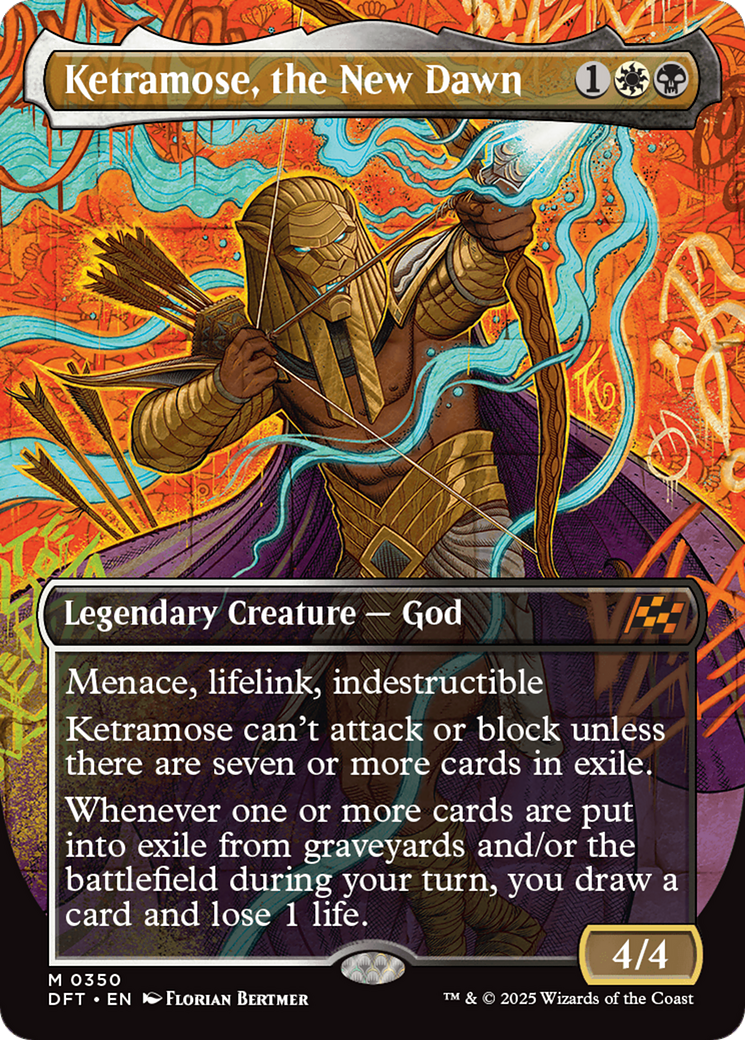Ketramose, the New Dawn (Borderless) [Aetherdrift] - Magic: The Gathering - Card Brawlers | Quebec | Canada |