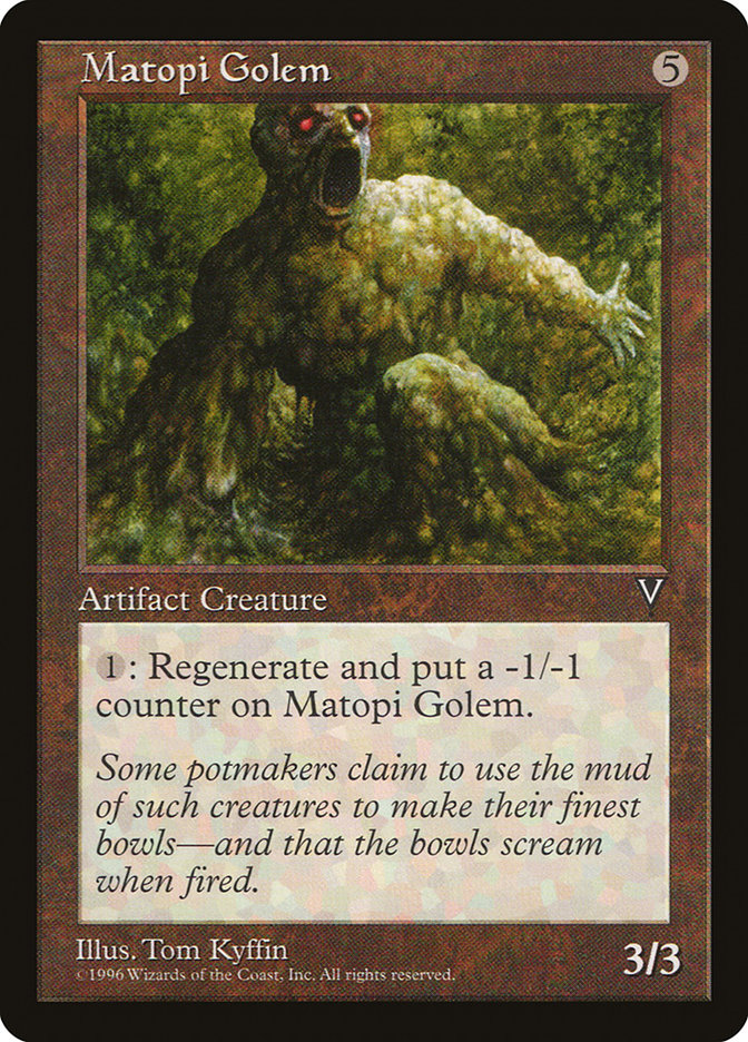 Matopi Golem [Visions] - Magic: The Gathering - Card Brawlers | Quebec | Canada |